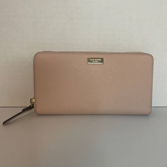 Kate Spade Pink Full Zip Around Wallet - Picture 2 of 7